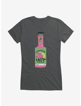 Shrek Dragon Hot Sauce Girls T-Shirt, CHARCOAL, hi-res
