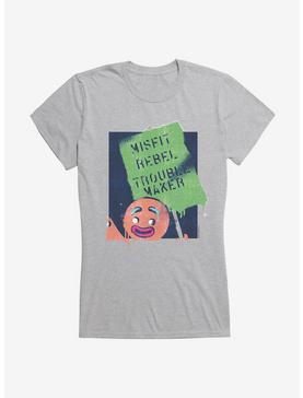 Shrek Gingy Rebel Girls T-Shirt, HEATHER, hi-res