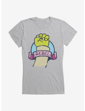 Shrek Rebel Fist Girls T-Shirt, HEATHER, hi-res