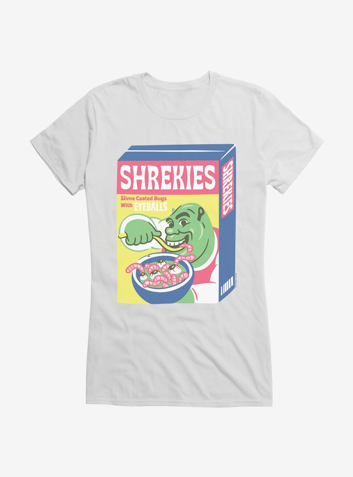 Shrek Shrekies Cereal Girls T-Shirt, WHITE, hi-res