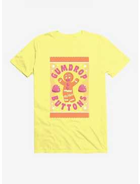 Shrek Gingy Gumdrop Buttons T-Shirt, , hi-res