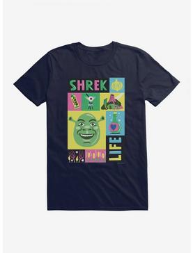 Shrek Life Collage T-Shirt, NAVY, hi-res