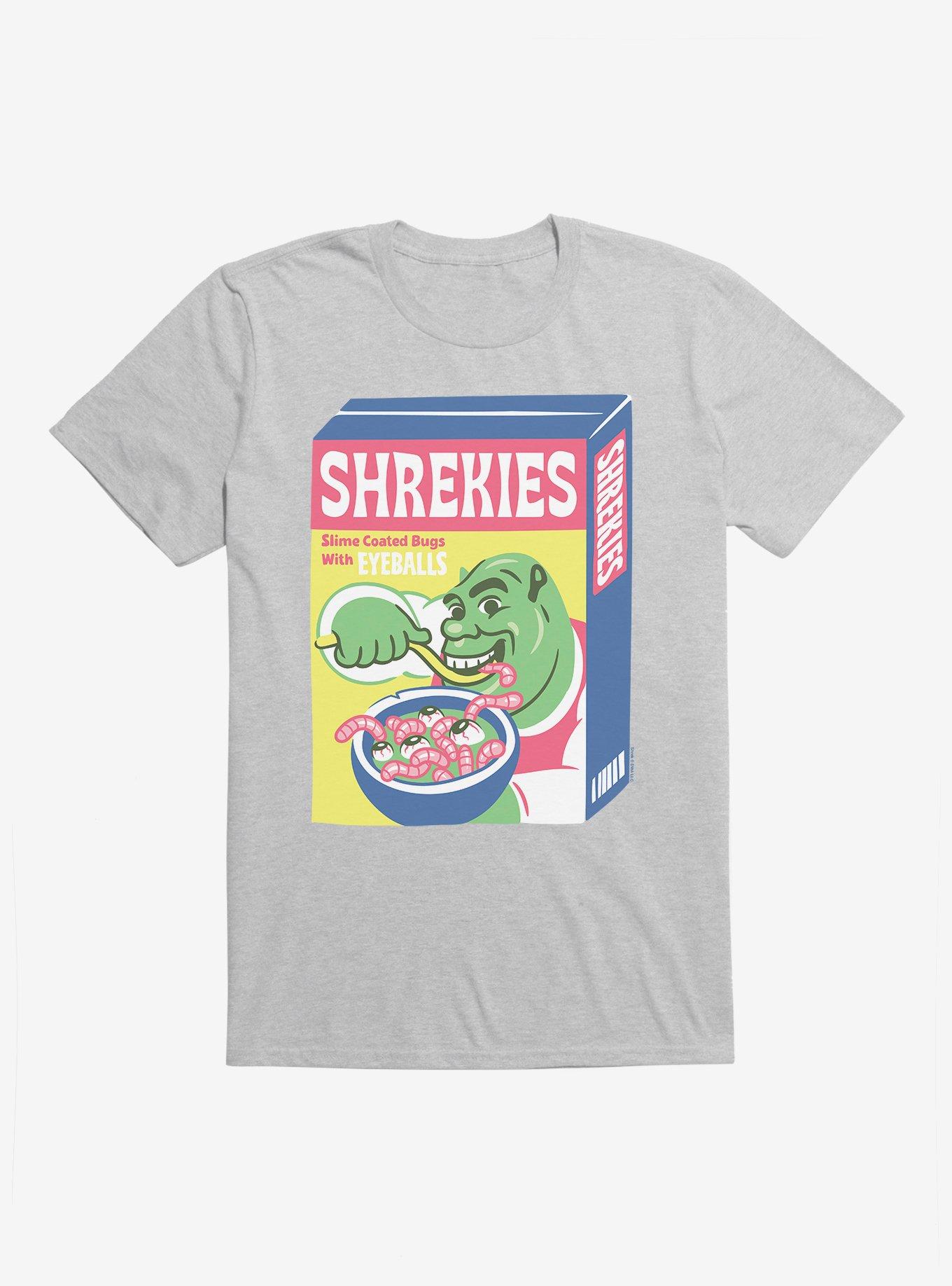 Shrek Shrekies Cereal T-Shirt, HEATHER GREY, hi-res