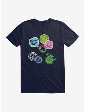 Shrek Slogan Buttons T-Shirt, NAVY, hi-res