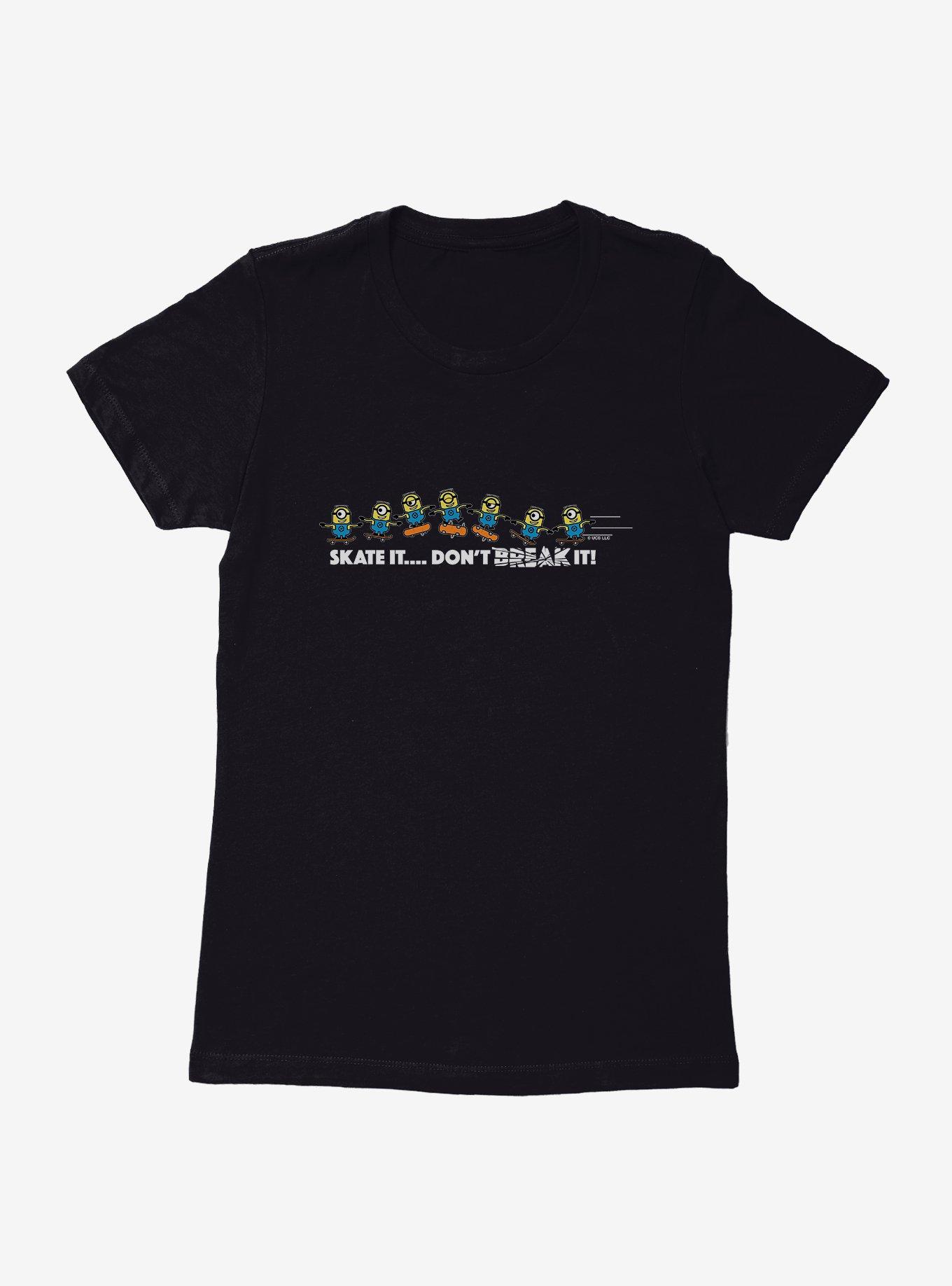 Minions Skate It Don't Break It Womens T-Shirt, , hi-res