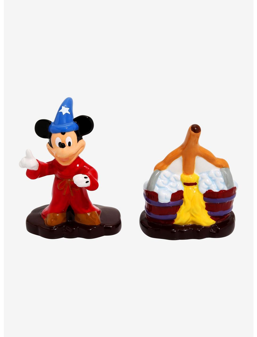 Disney Fantasia Sorcerer Mickey Mouse & Magic Broom Salt & Pepper Shaker Set, , hi-res