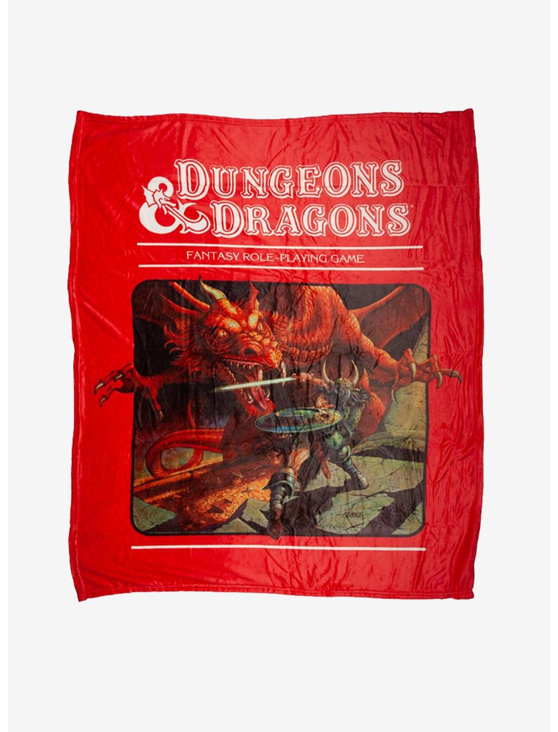 Dungeons & Dragons Red Cover Throw Blanket, , hi-res