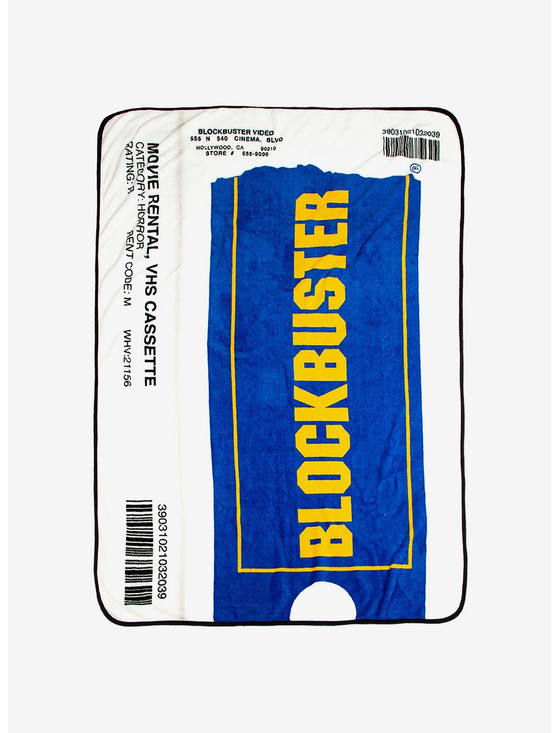 Blockbuster VHS Case Throw Blanket, , hi-res