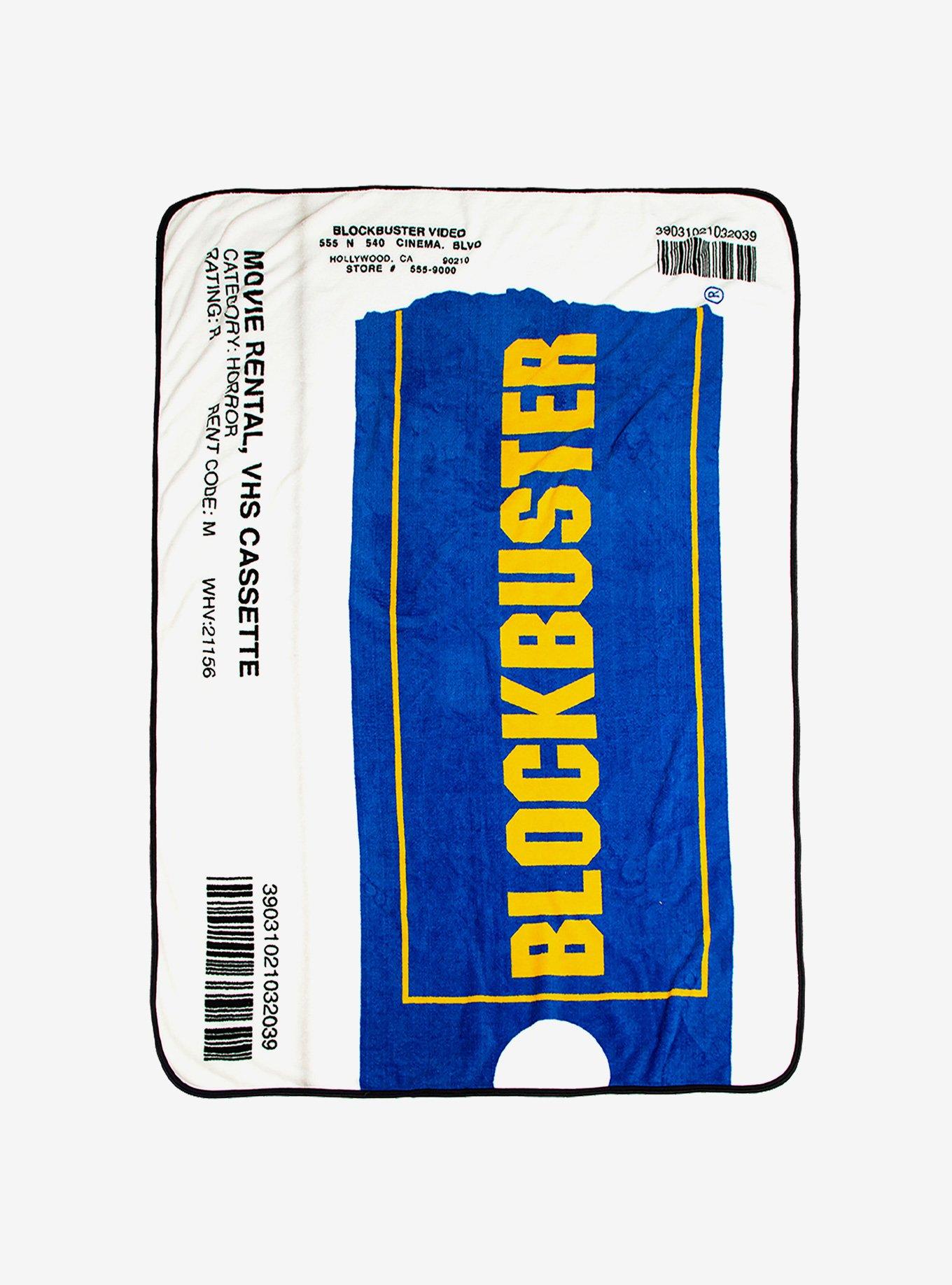 Blockbuster VHS Case Throw Blanket, , hi-res