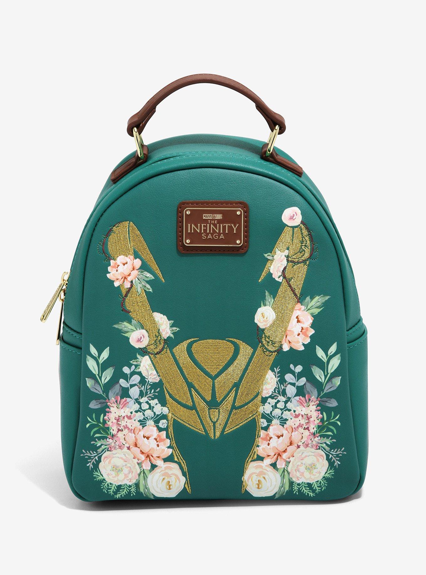 Marvel Loki Floral Mini Backpack BoxLunch Exclusive | BoxLunch
