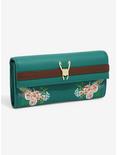 Loungefly Marvel Loki Floral Embroidered Wallet - BoxLunch Exclusive, , hi-res