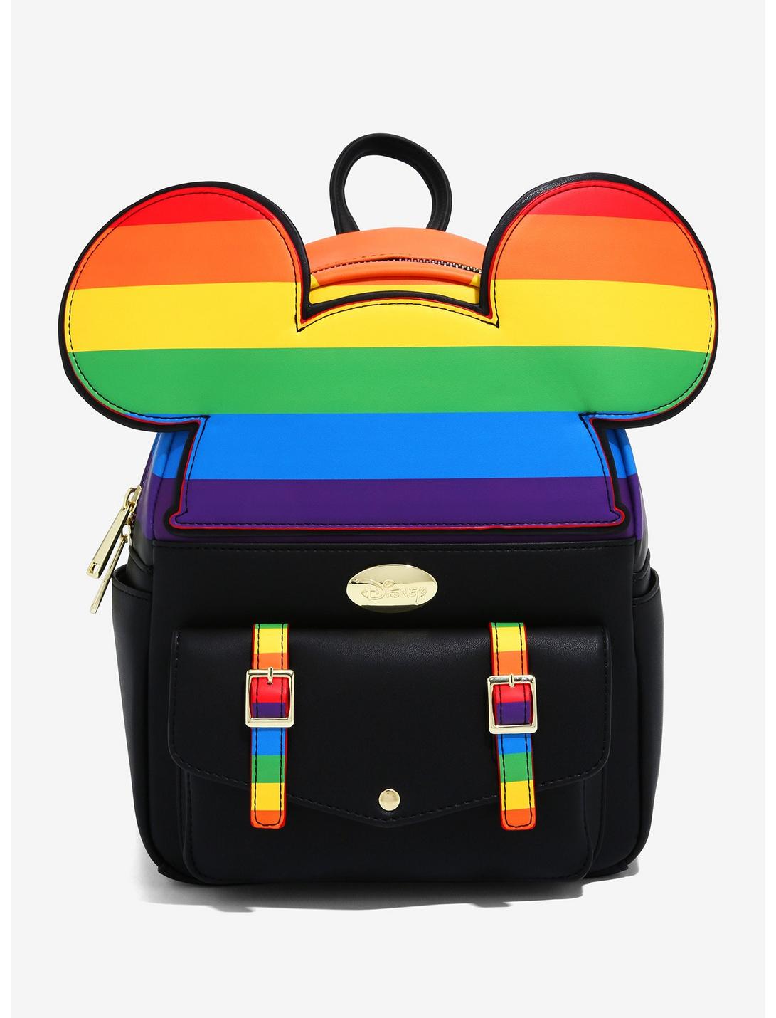 Disney Pride Rainbow Mickey Ears Mini Backpack - BoxLunch Exclusive, , hi-res