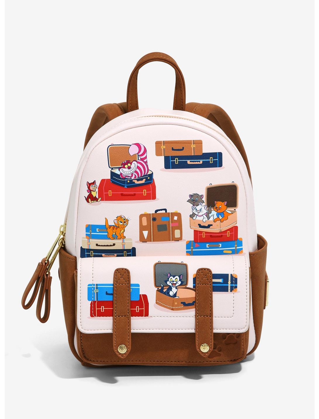 Loungefly Disney Traveling Cats Mini Backpack - BoxLunch Exclusive, , hi-res