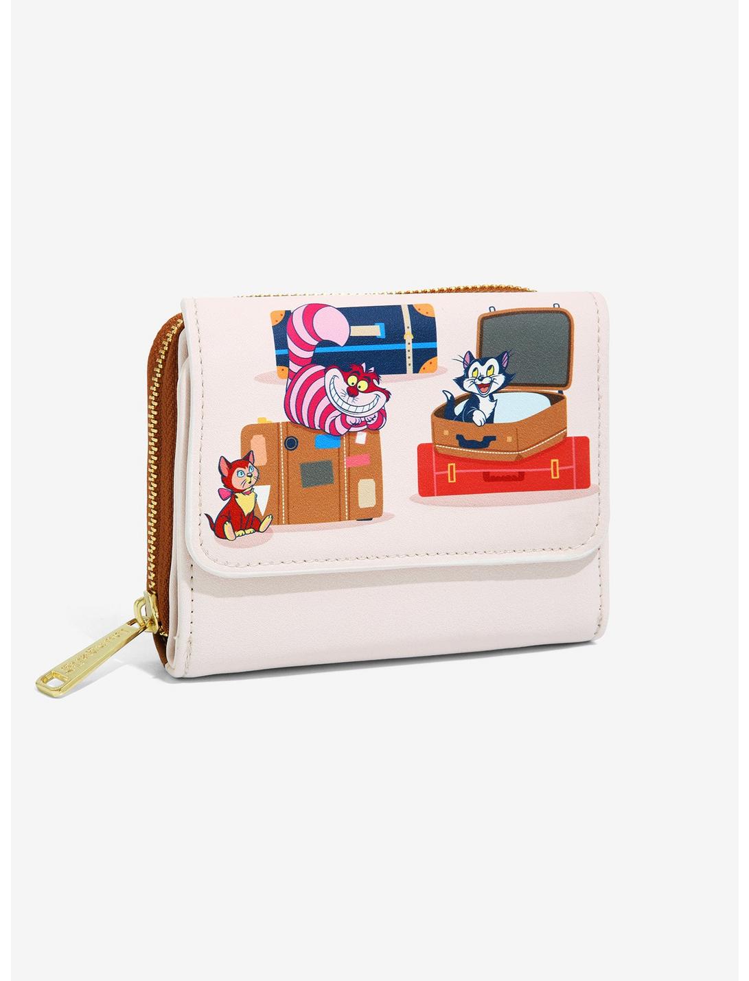 Loungefly Disney Cats Luggage Small Zip Wallet - BoxLunch Exclusive, , hi-res