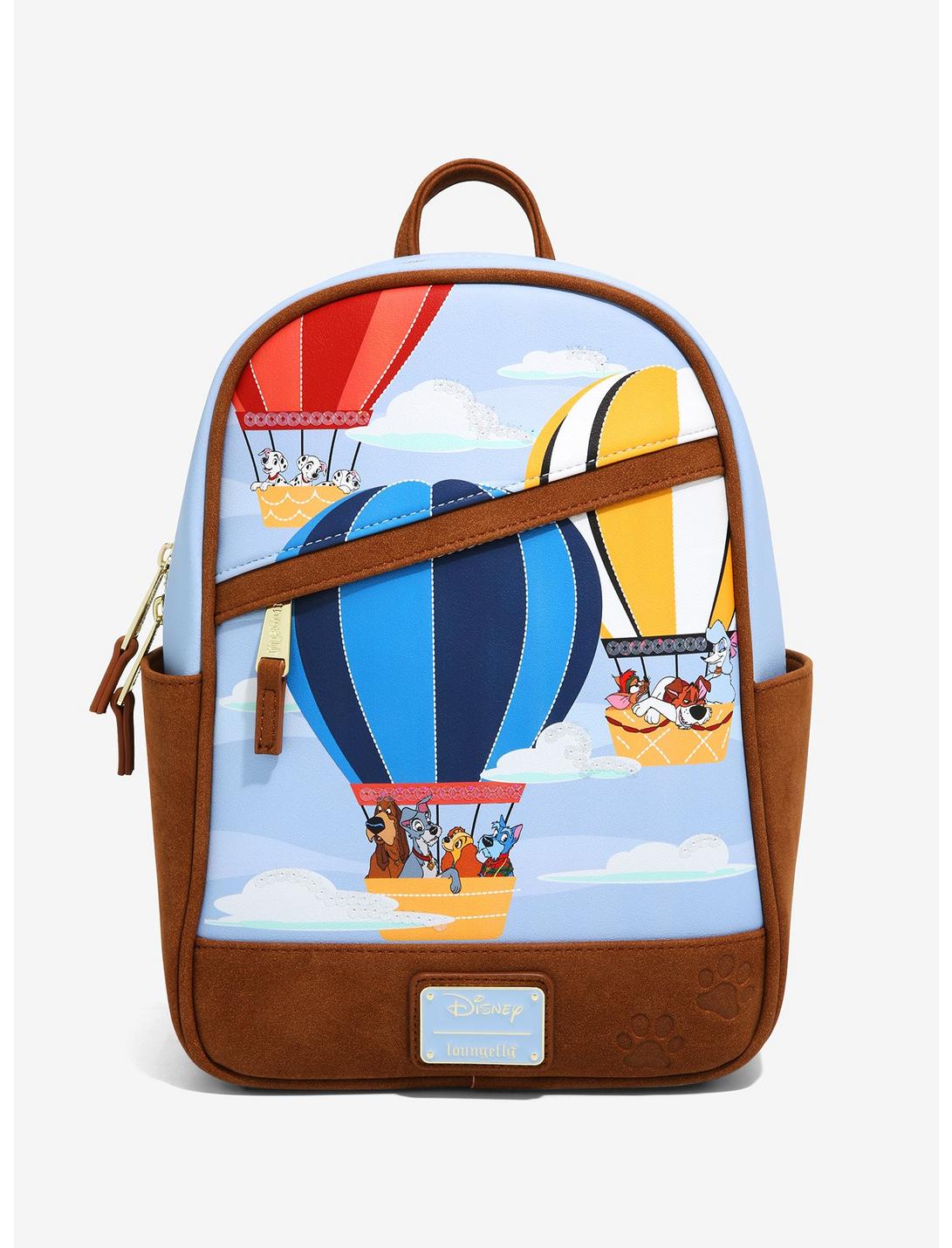Loungefly Disney Dogs in Air Balloons Mini Backpack - BoxLunch Exclusive, , hi-res