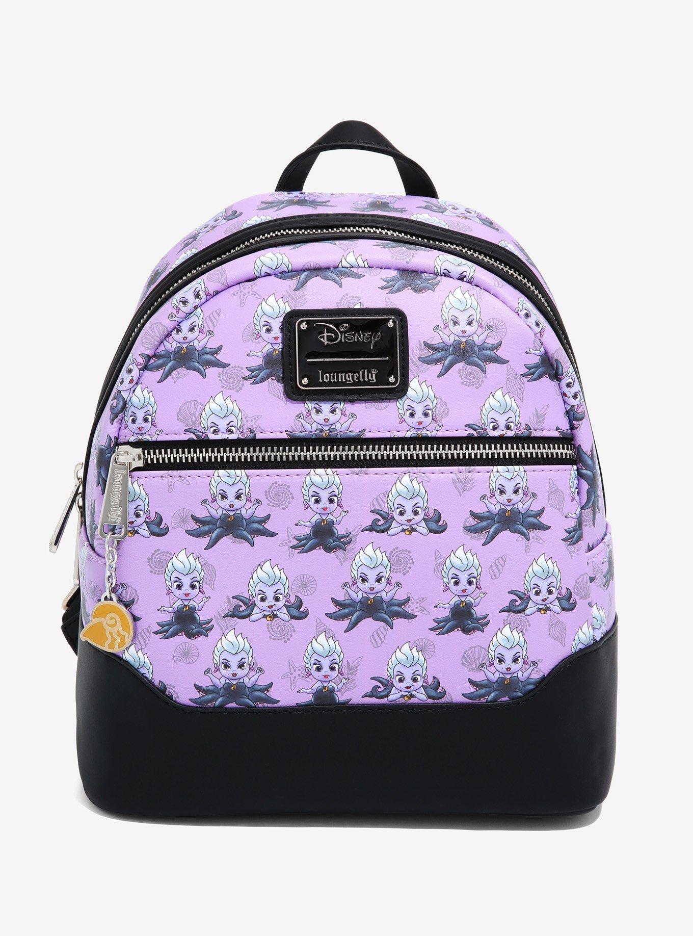 Please help! Looking for a similar backpack with black base like the Chibi  Ursula back pack : r/Loungefly