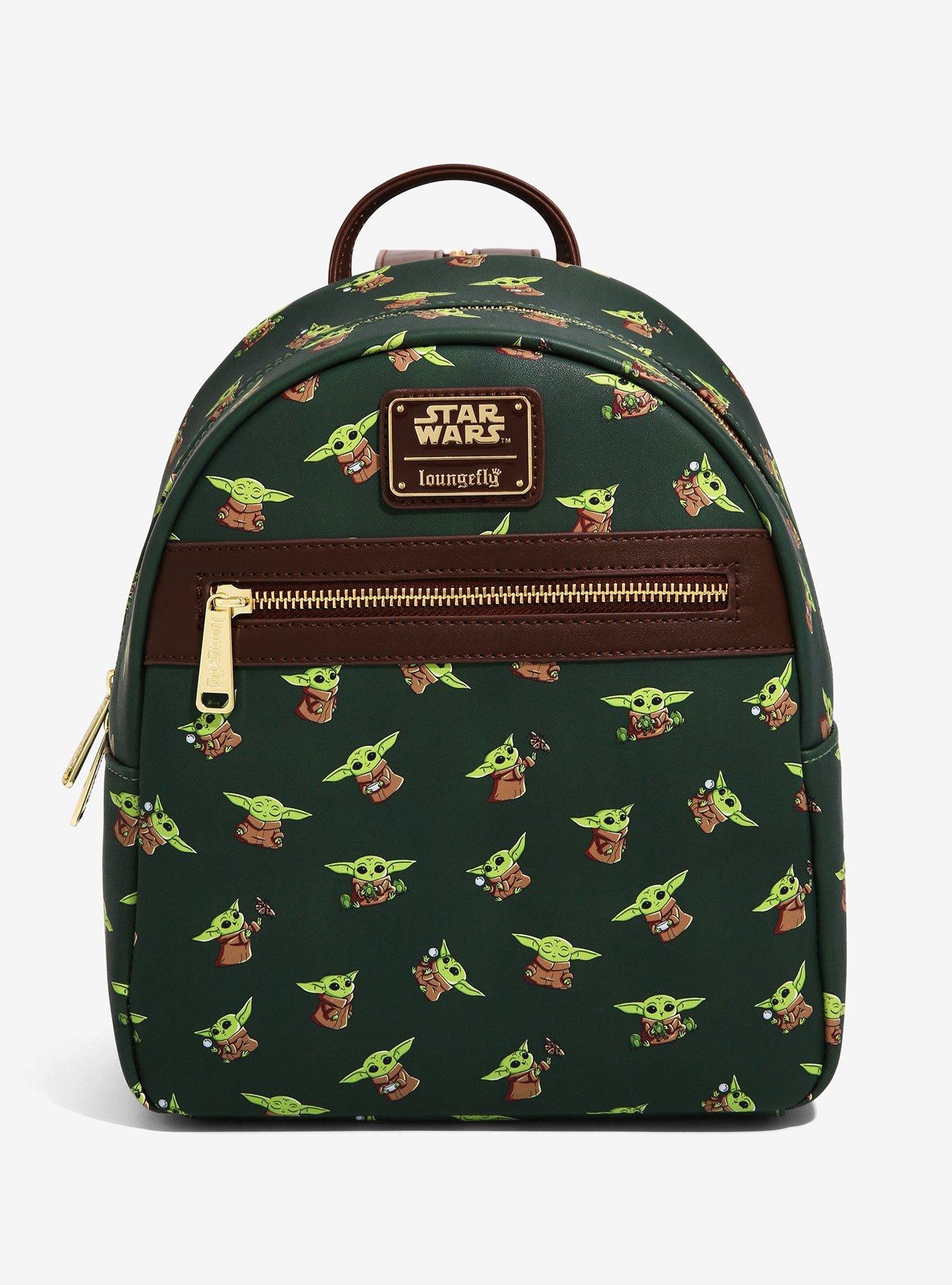 Loungefly Star Wars The Mandalorian The Child Chibi Print Mini Backpack BoxLunch Exclusive BoxLunch