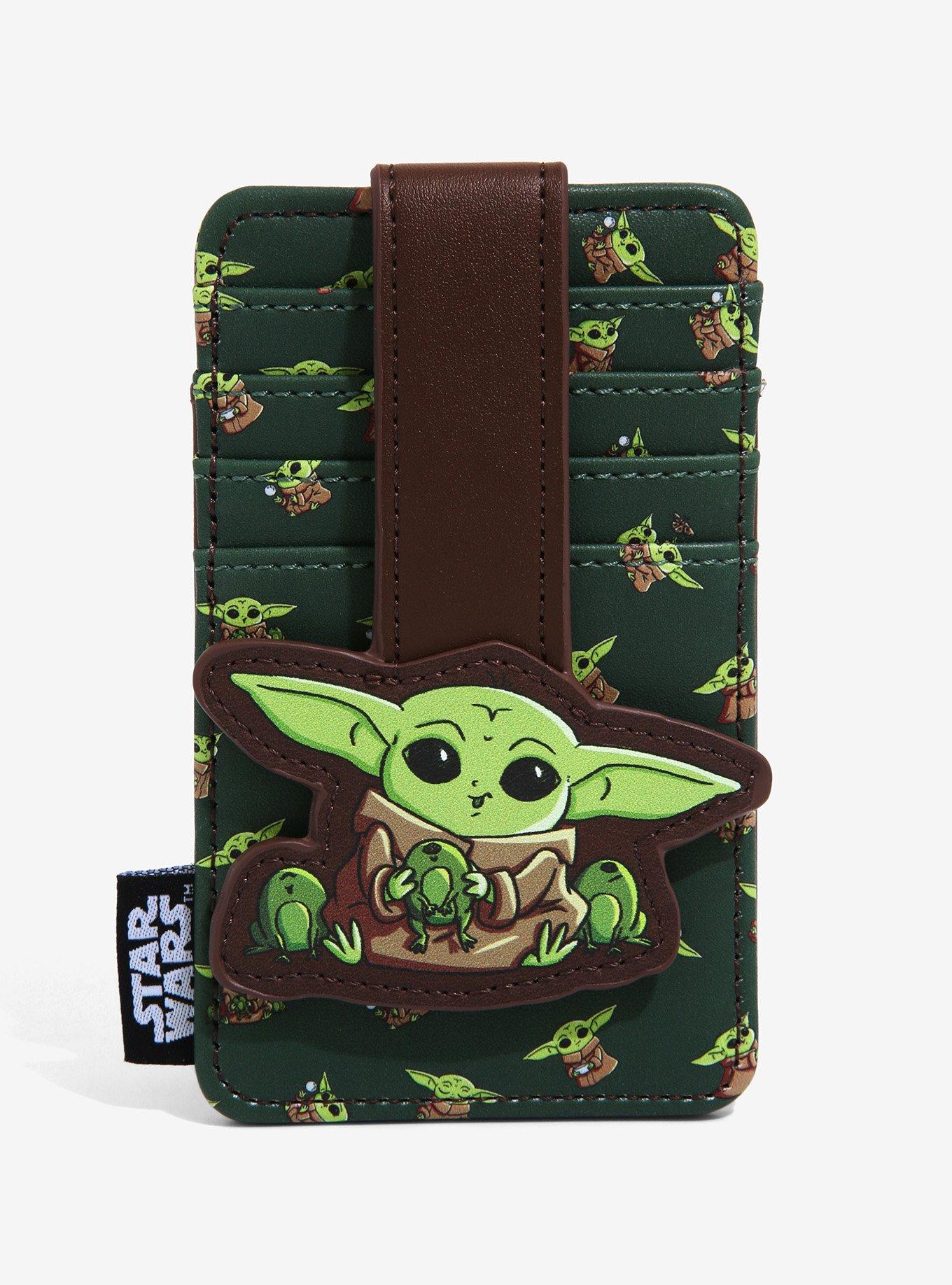 Loungefly Star Wars The Mandalorian The Child Allover Print Cardholder - BoxLunch Exclusive, , hi-res