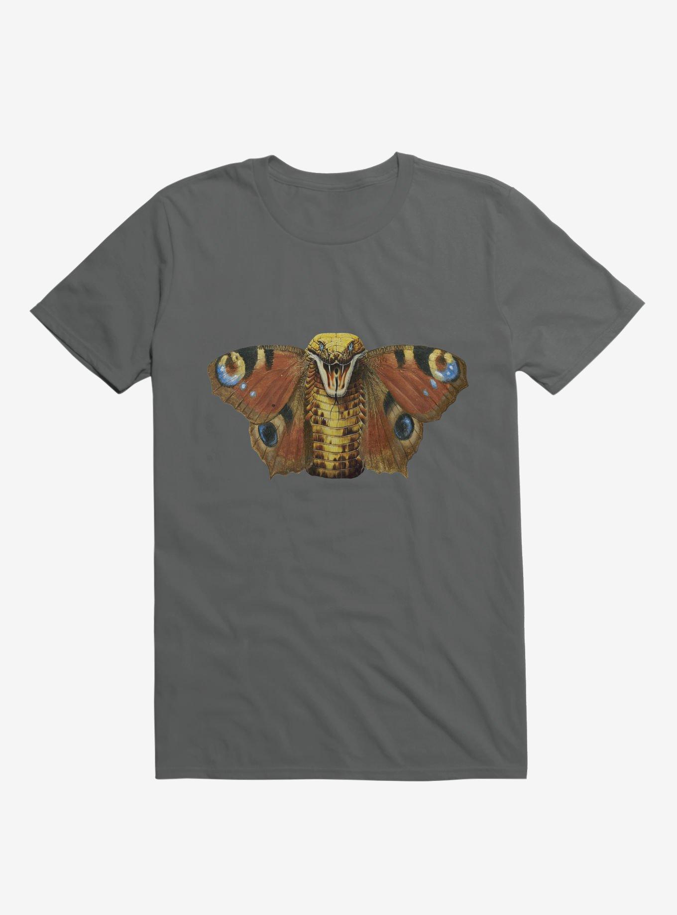 Butterfly Cobra Butterkai T-shirt, CHARCOAL, hi-res
