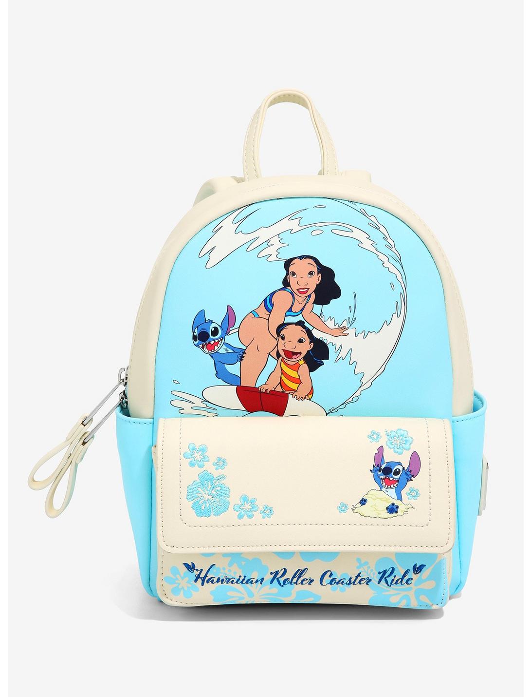 Loungefly Disney Lilo & Stitch Hawaiian Roller Coaster Ride Mini Backpack - BoxLunch Exclusive, , hi-res