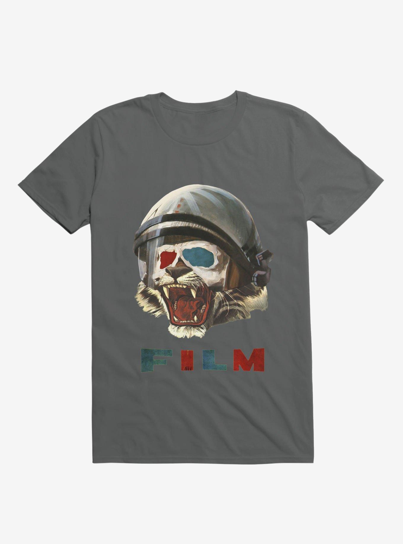 Film Tiger T-shirt, CHARCOAL, hi-res