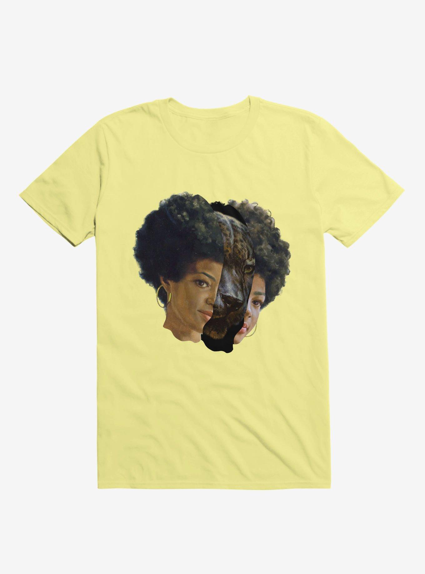Jaguar Woman T-shirt, CORN SILK, hi-res
