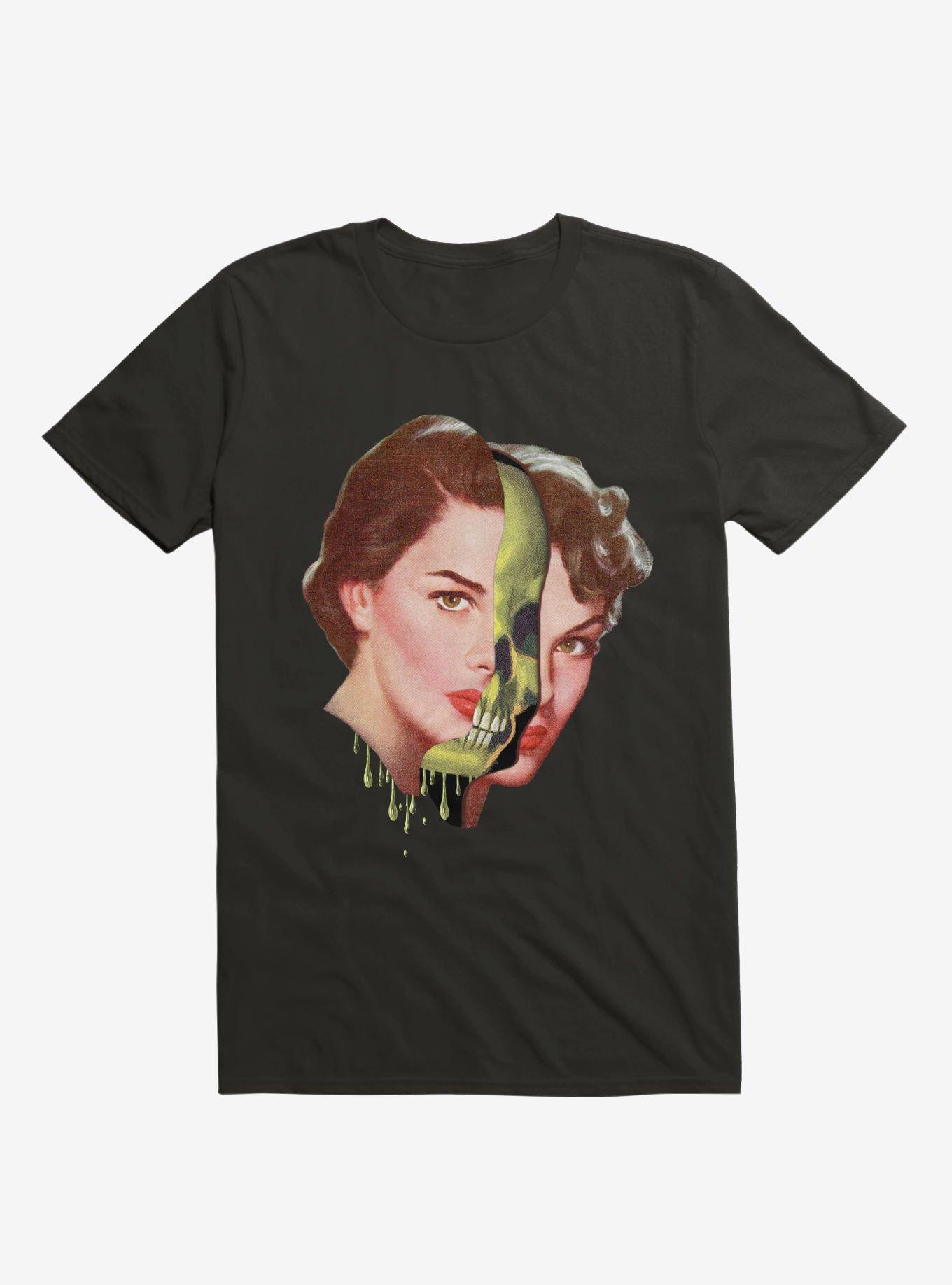 Lady Neon Skull T-shirt, , hi-res