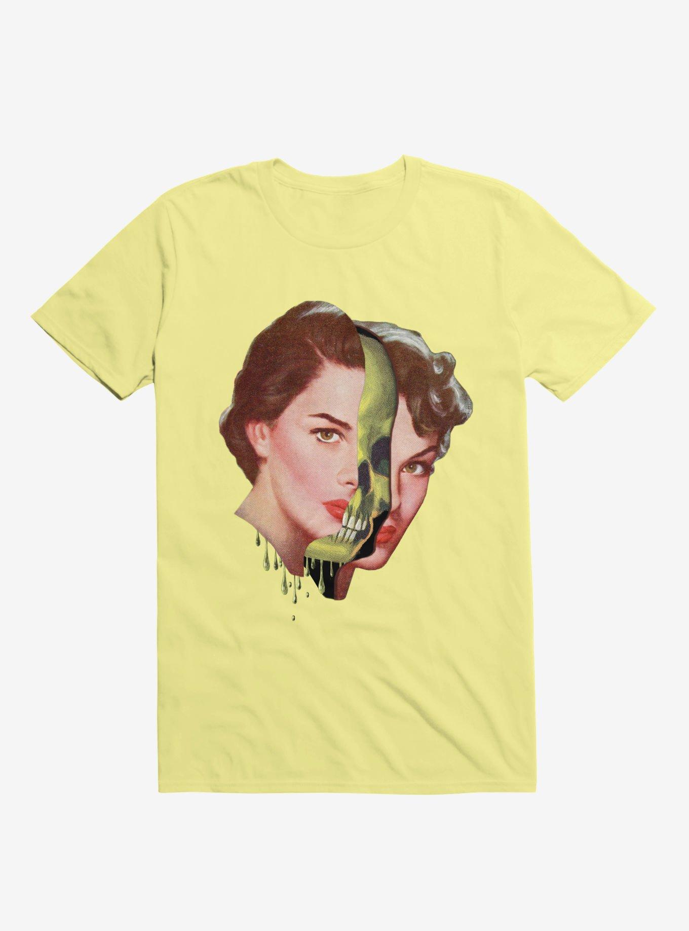 Lady Neon Skull T-shirt, , hi-res
