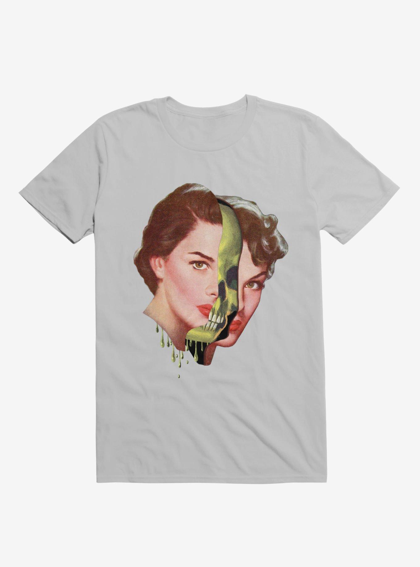 Lady Neon Skull T-shirt, , hi-res