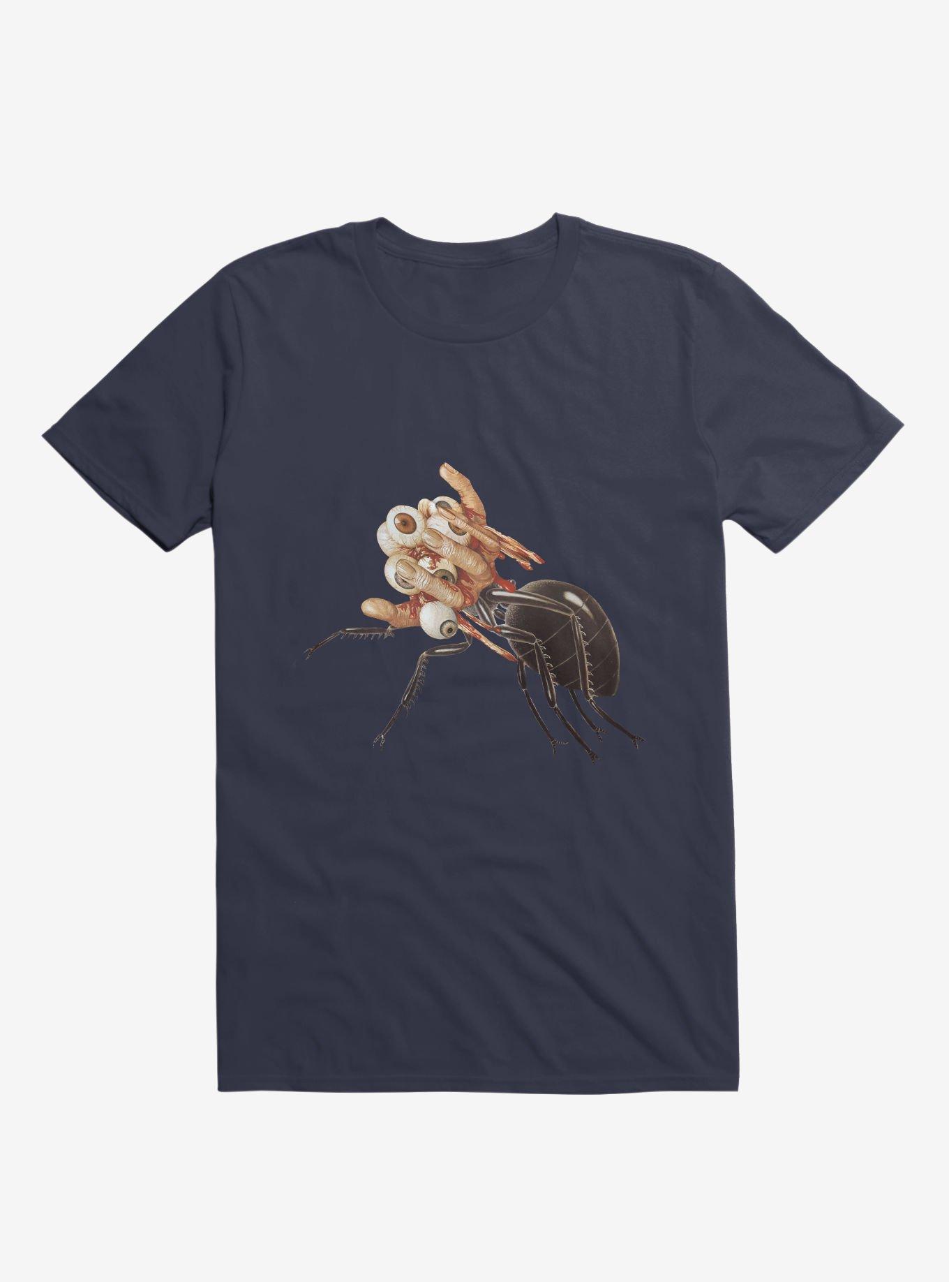 Mutant Ant Eyes T-shirt, NAVY, hi-res