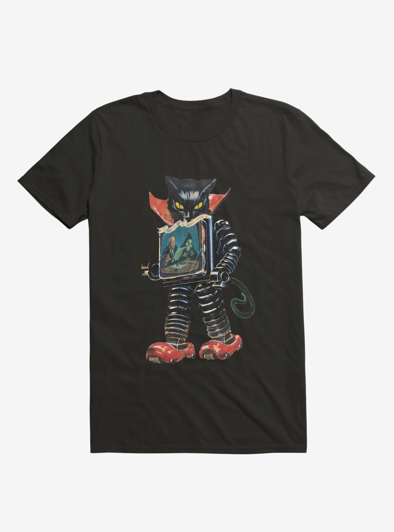 Nightmare Cat Machine T-shirt, BLACK, hi-res