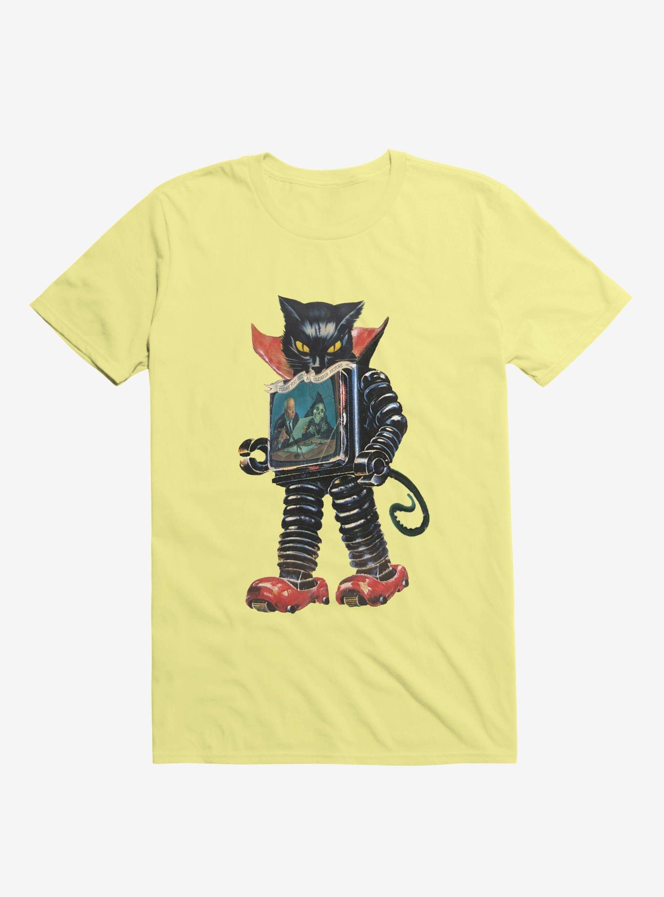 Nightmare Cat Machine T-shirt, CORN SILK, hi-res