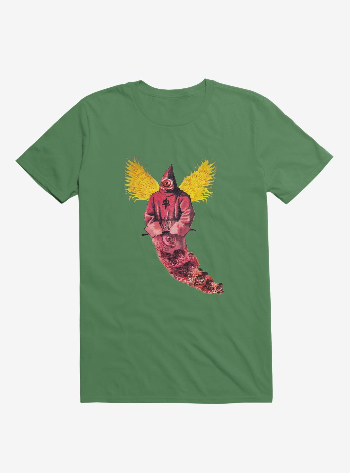 Red Priest Eyes T-shirt, KELLY GREEN, hi-res