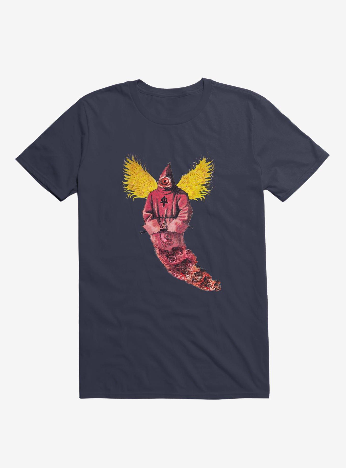Red Priest Eyes T-shirt, NAVY, hi-res