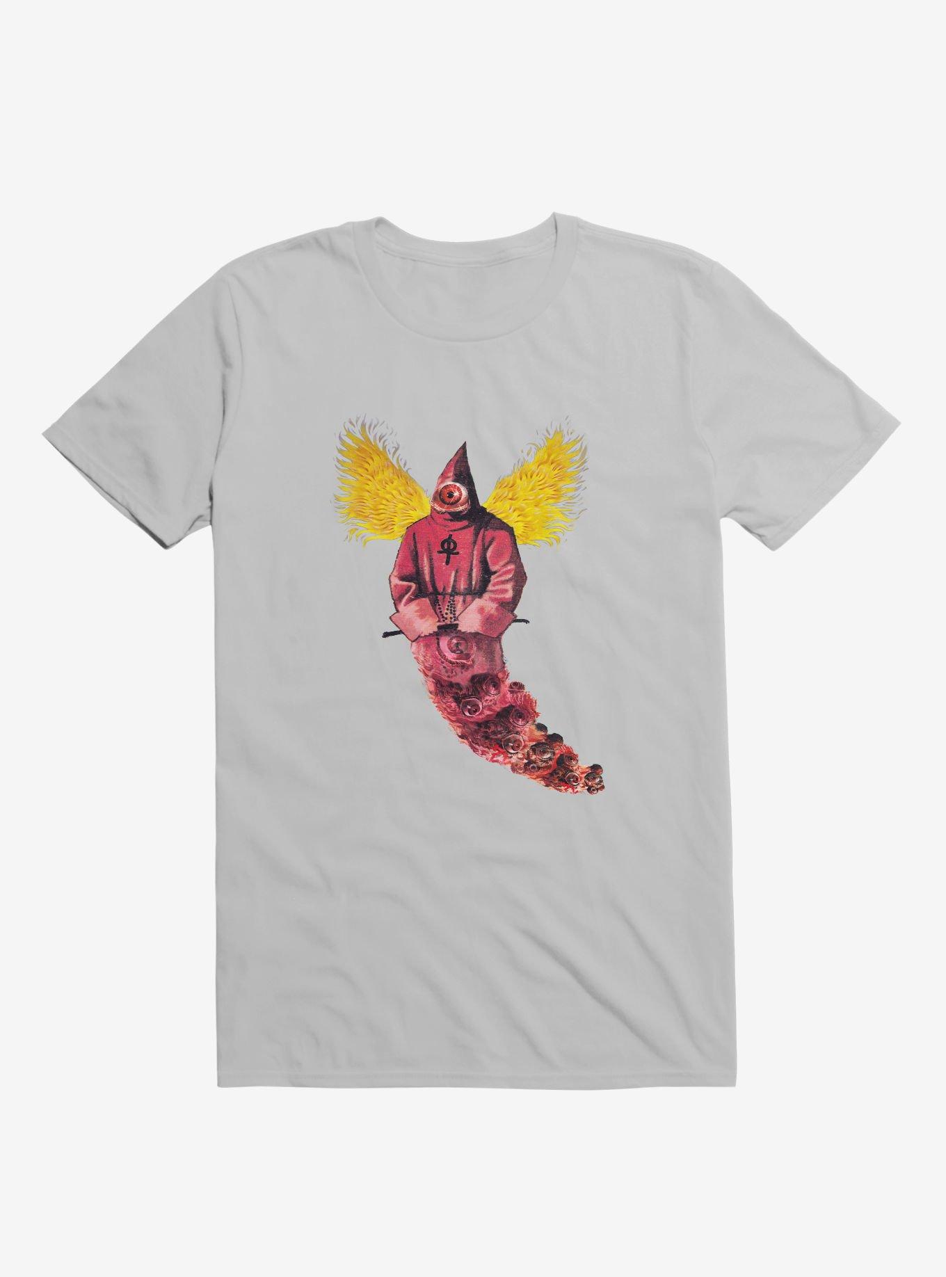 Red Priest Eyes T-shirt, ICE GREY, hi-res