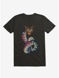 Snake-Cat T-shirt, BLACK, hi-res