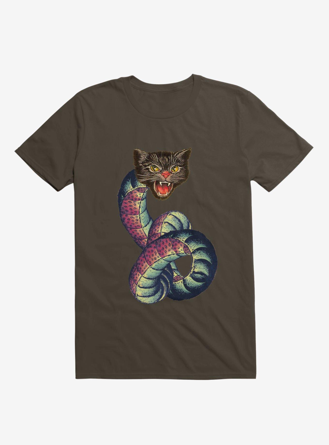 Snake-Cat T-shirt, , hi-res