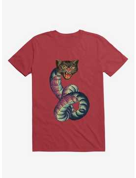 Snake-Cat T-shirt, , hi-res