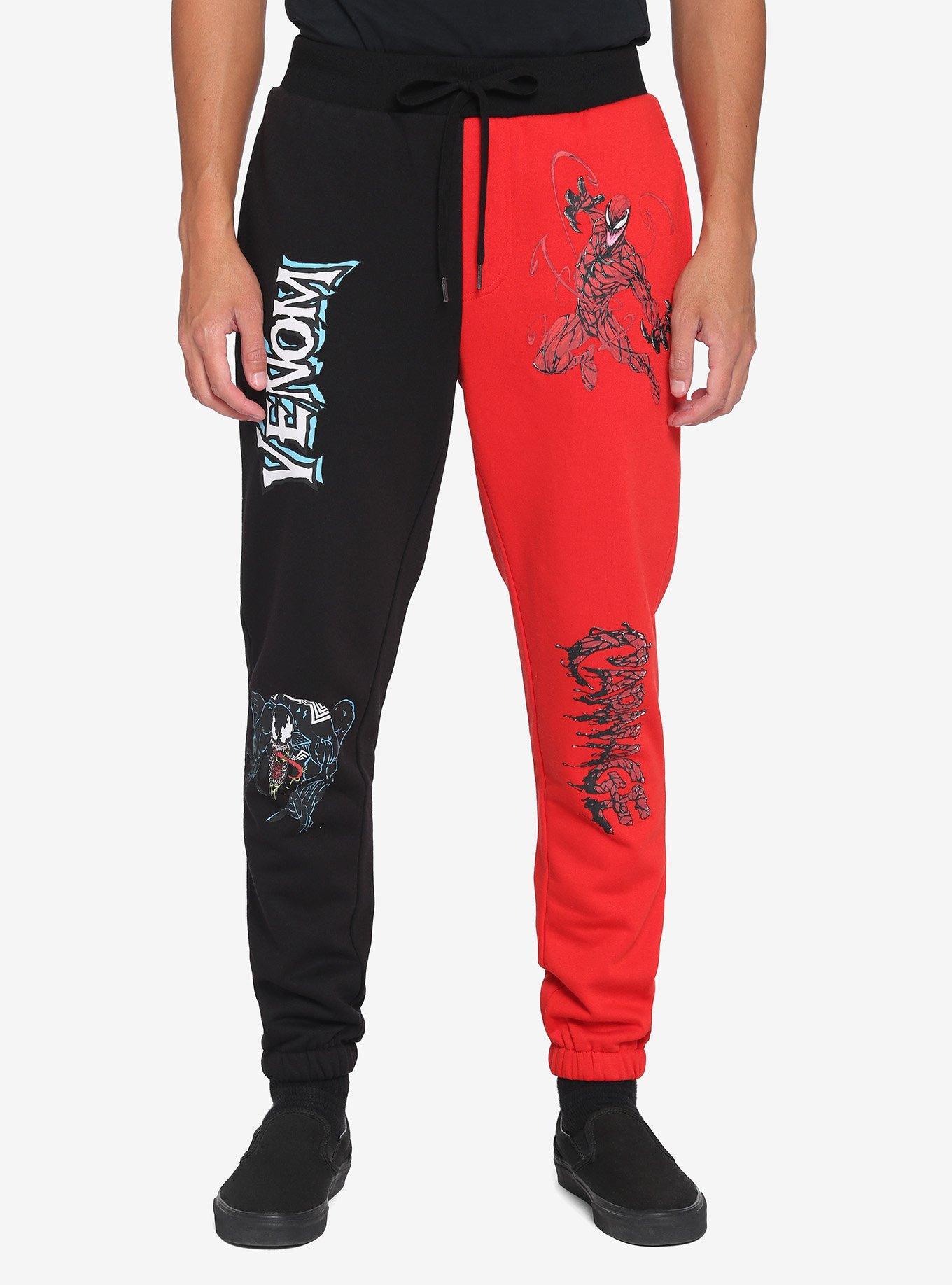 Our Universe Marvel Venom Split Sweatpants Hot Topic