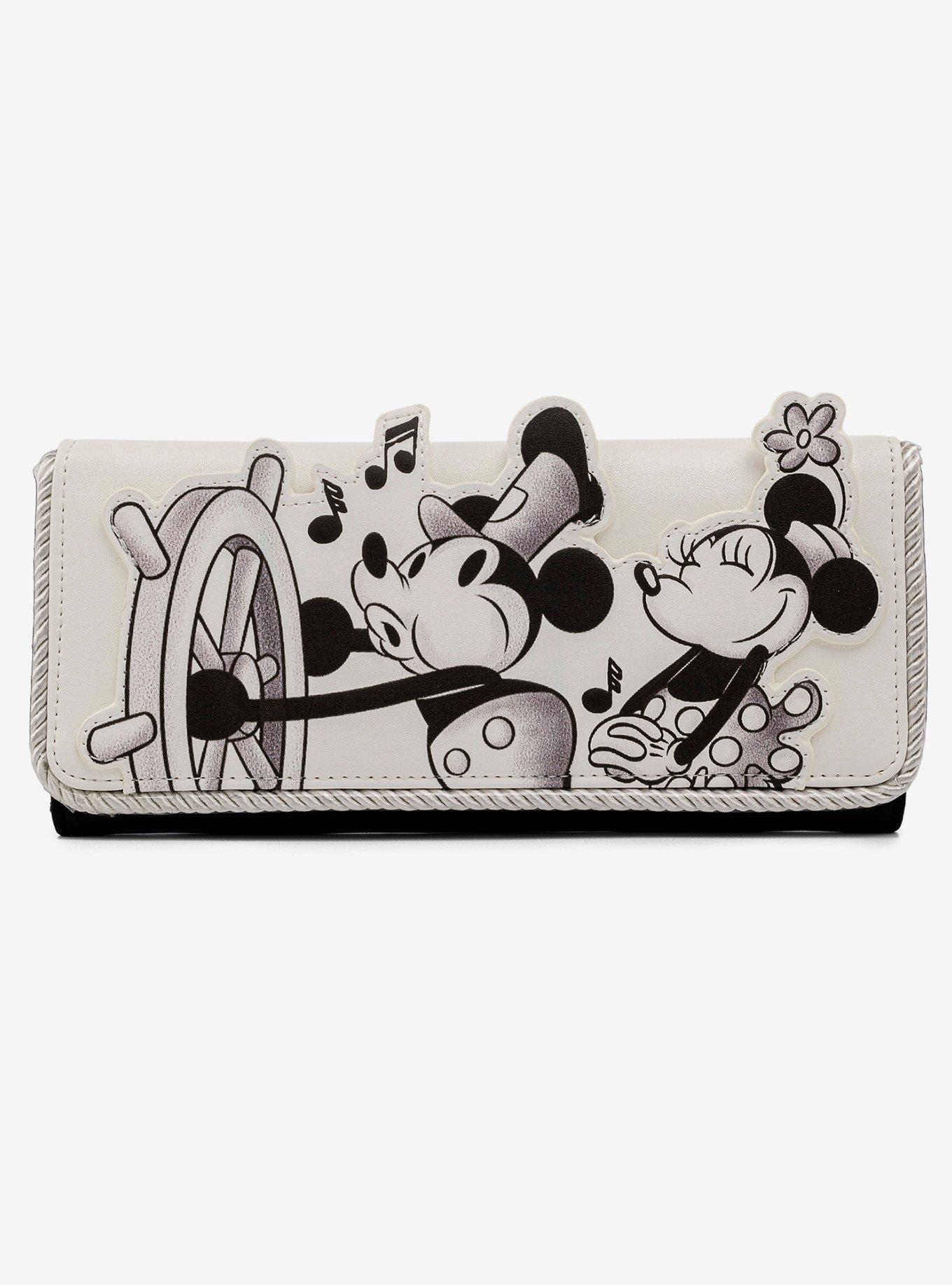 Loungefly Disney Steamboat Willie Flap Wallet, , hi-res