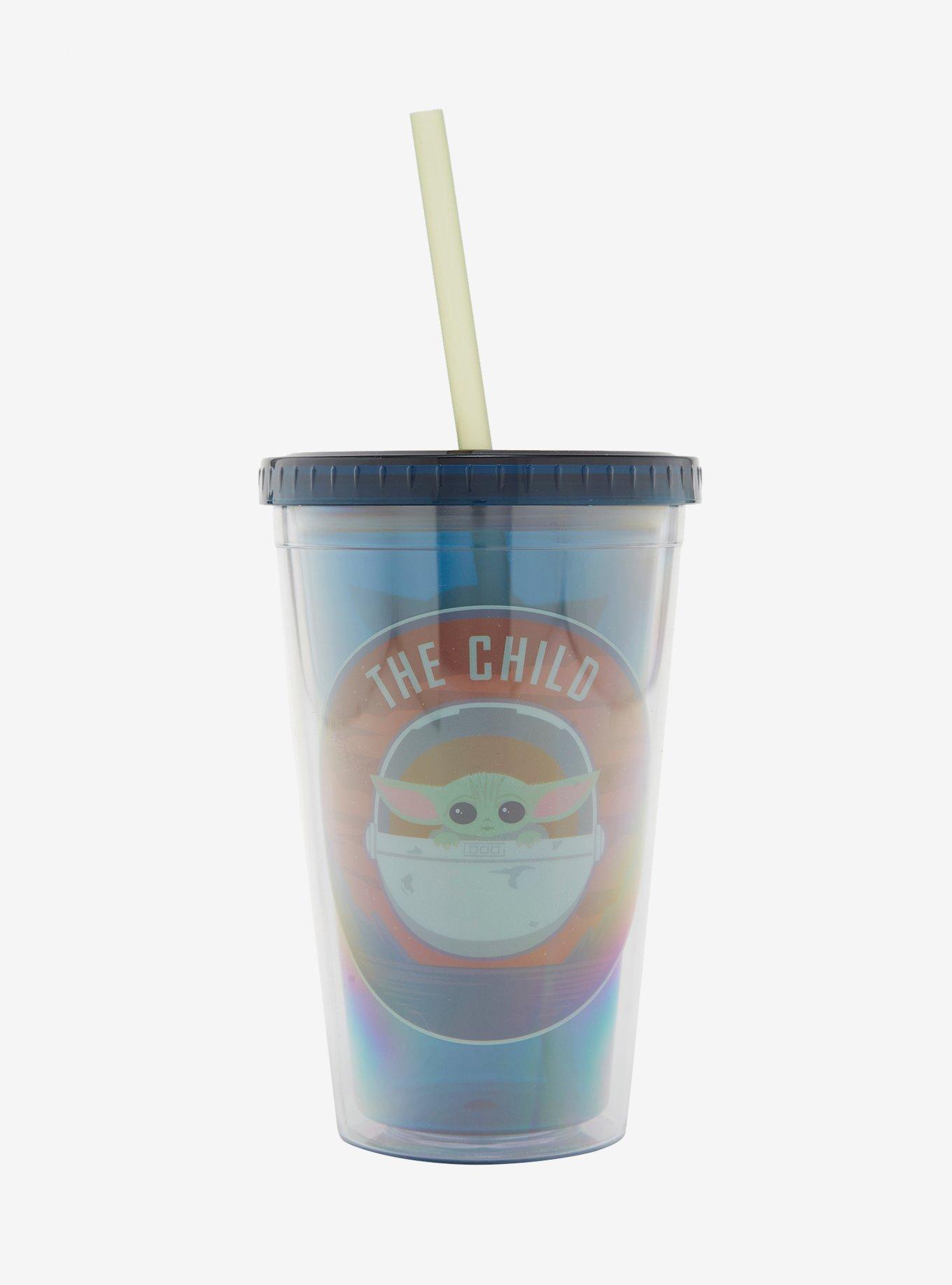 Star Wars The Mandalorian Cartoon Child Acrylic Travel Cup, , hi-res