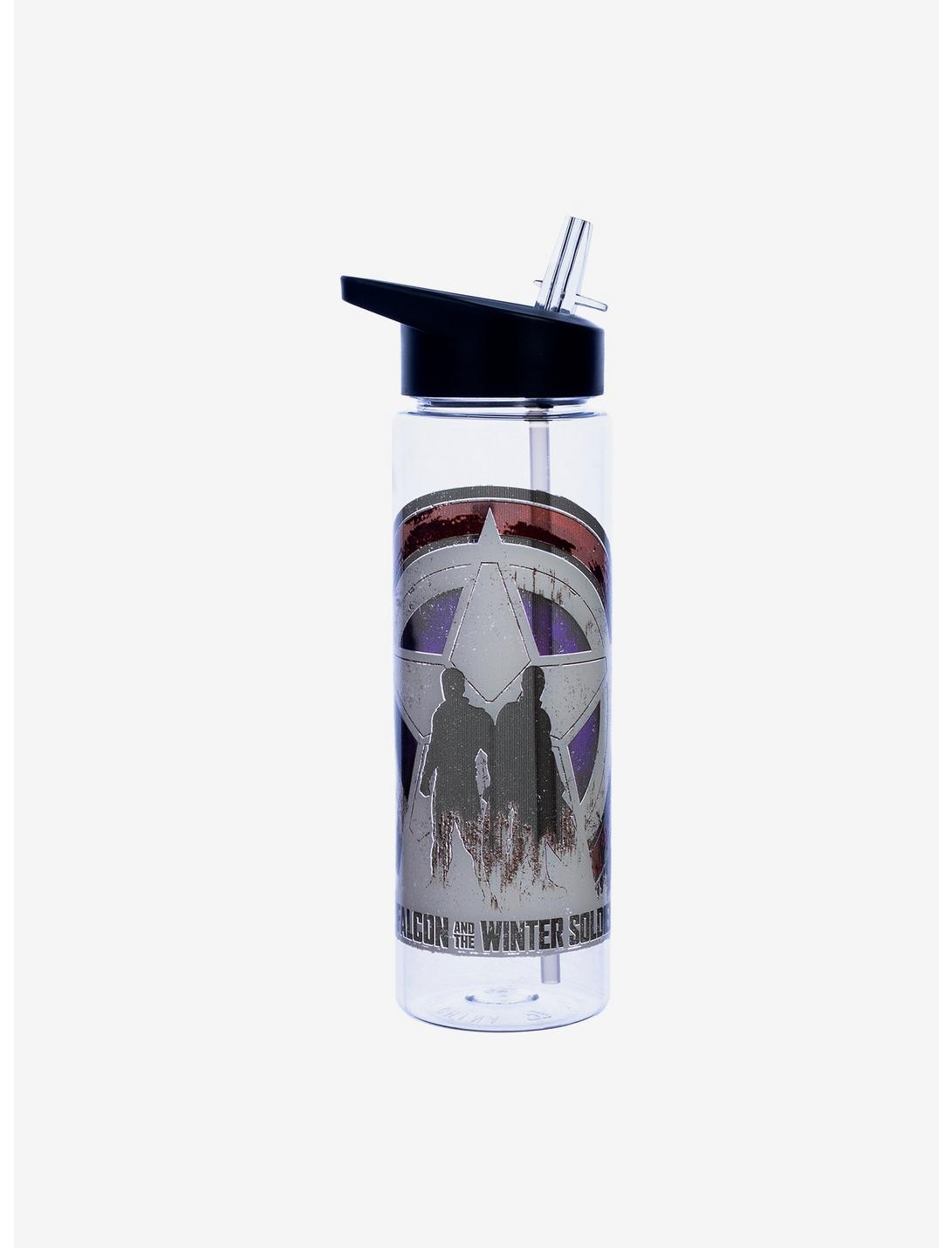 Marvel The Falcon & Winter Soldier Logo Water Bottle, , hi-res