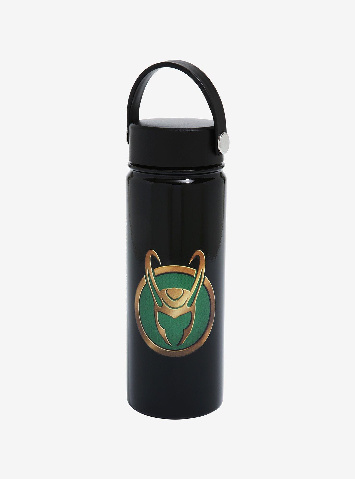 Marvel Loki Logo Water Bottle, , hi-res