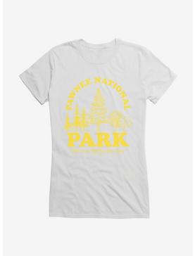 Parks And Recreation Pawnee National Park Girls T-Shirt, WHITE, hi-res