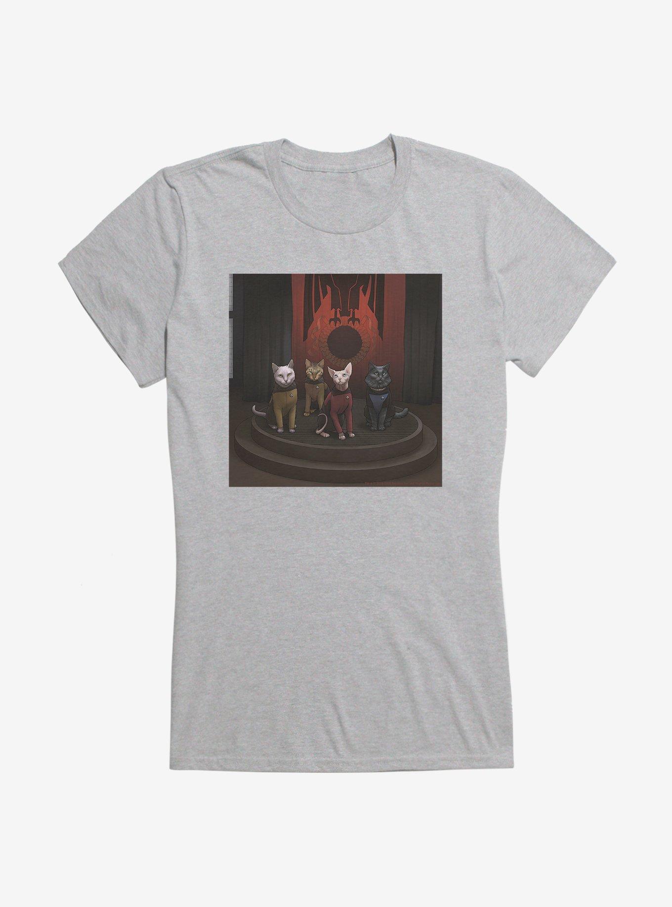 Star Trek TNG Cats Crew Teleport Girls T-Shirt, , hi-res