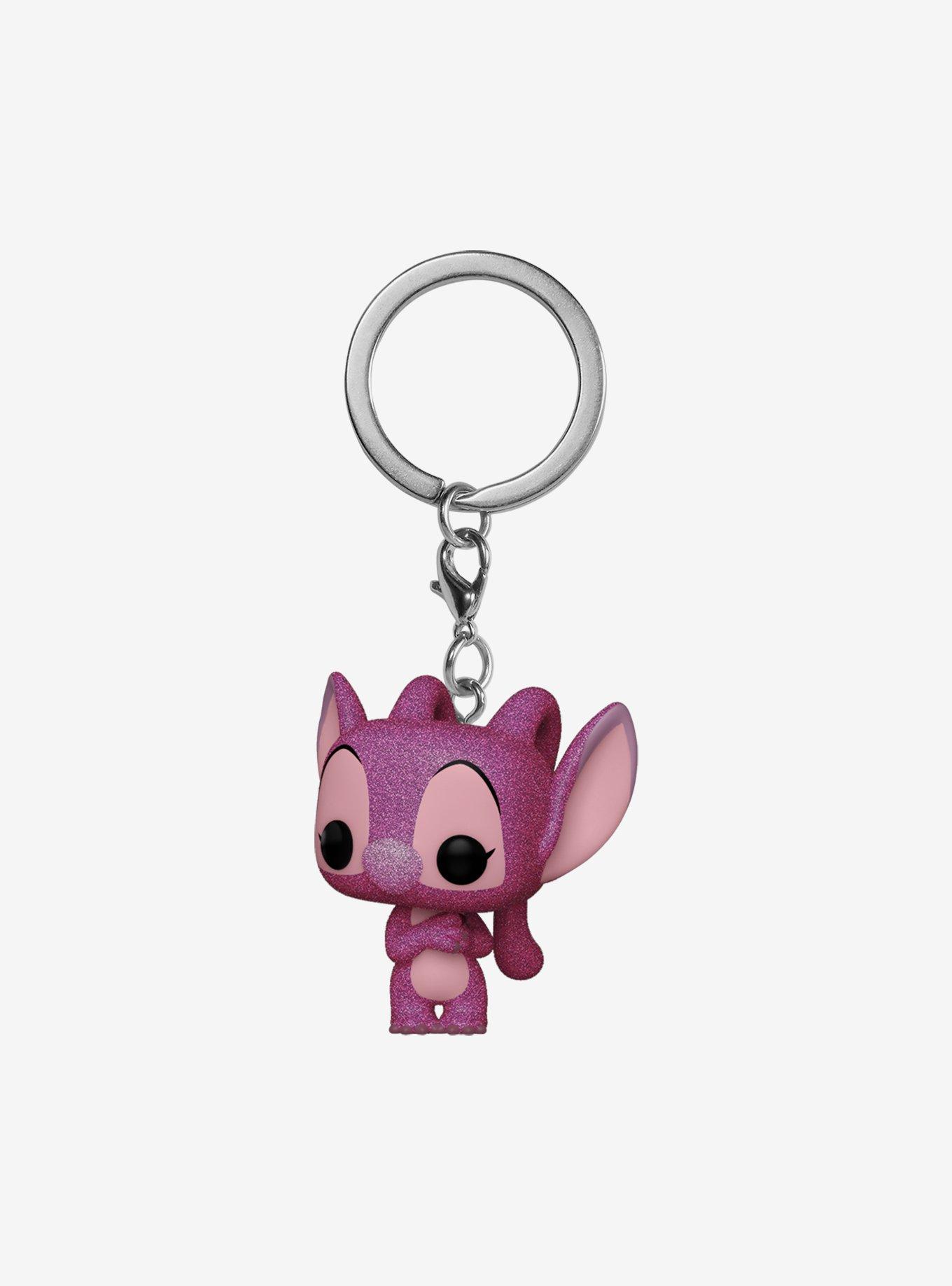 Funko Disney Lilo & Stitch Diamond Collection Pocket Pop! Angel Vinyl Key Chain Hot Topic Exclusive