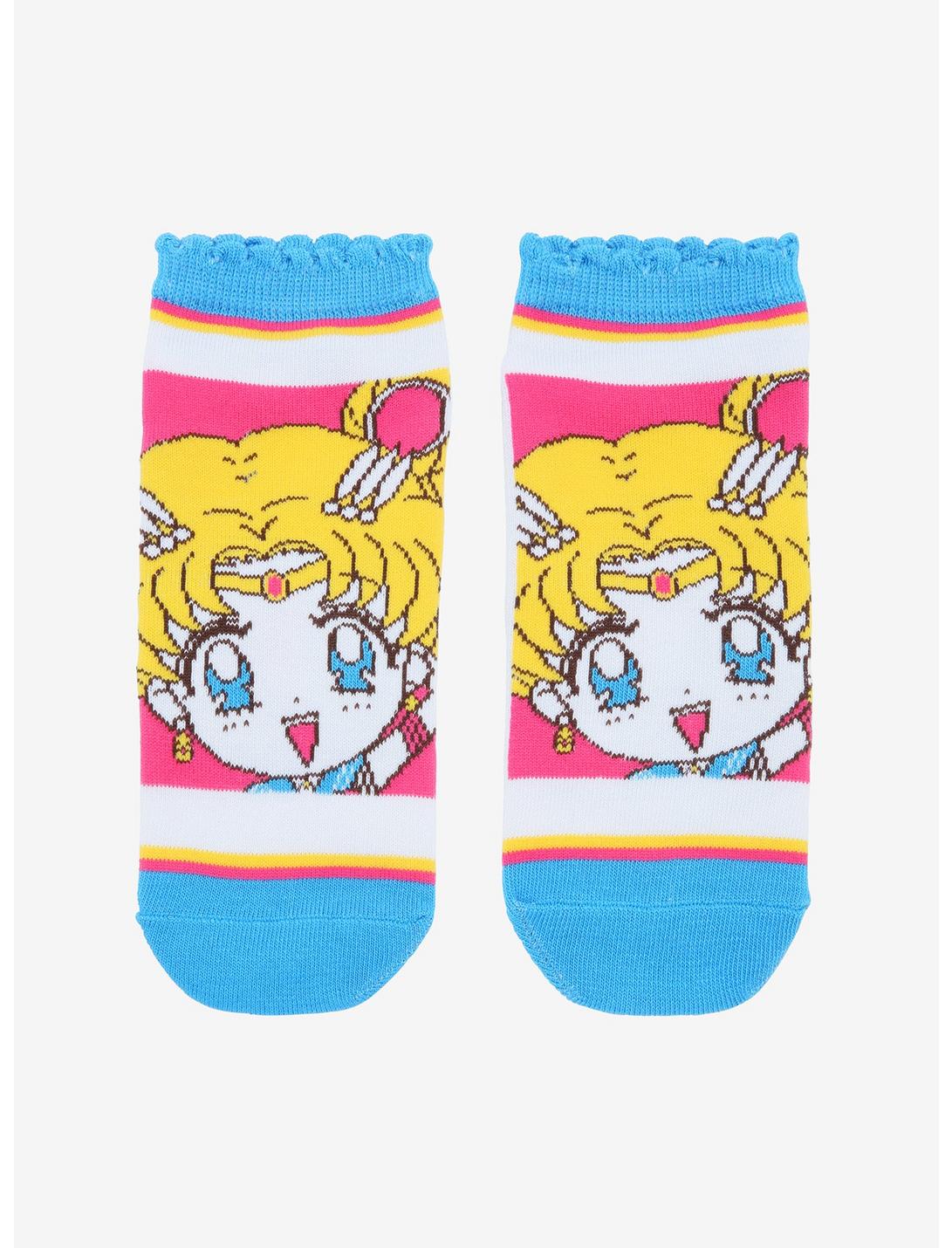 Sailor Moon Crystal Chibi Sailor Moon No-Show Socks, , hi-res