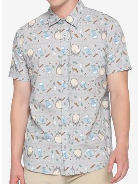 Our Universe Studio Ghibli My Neighbor Totoro Grey Woven Button-Up, , hi-res