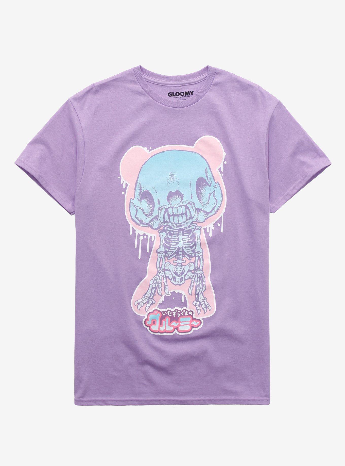 Gloomy Bear Pastel X-Ray Boyfriend Fit Girls T-Shirt, MULTI, hi-res