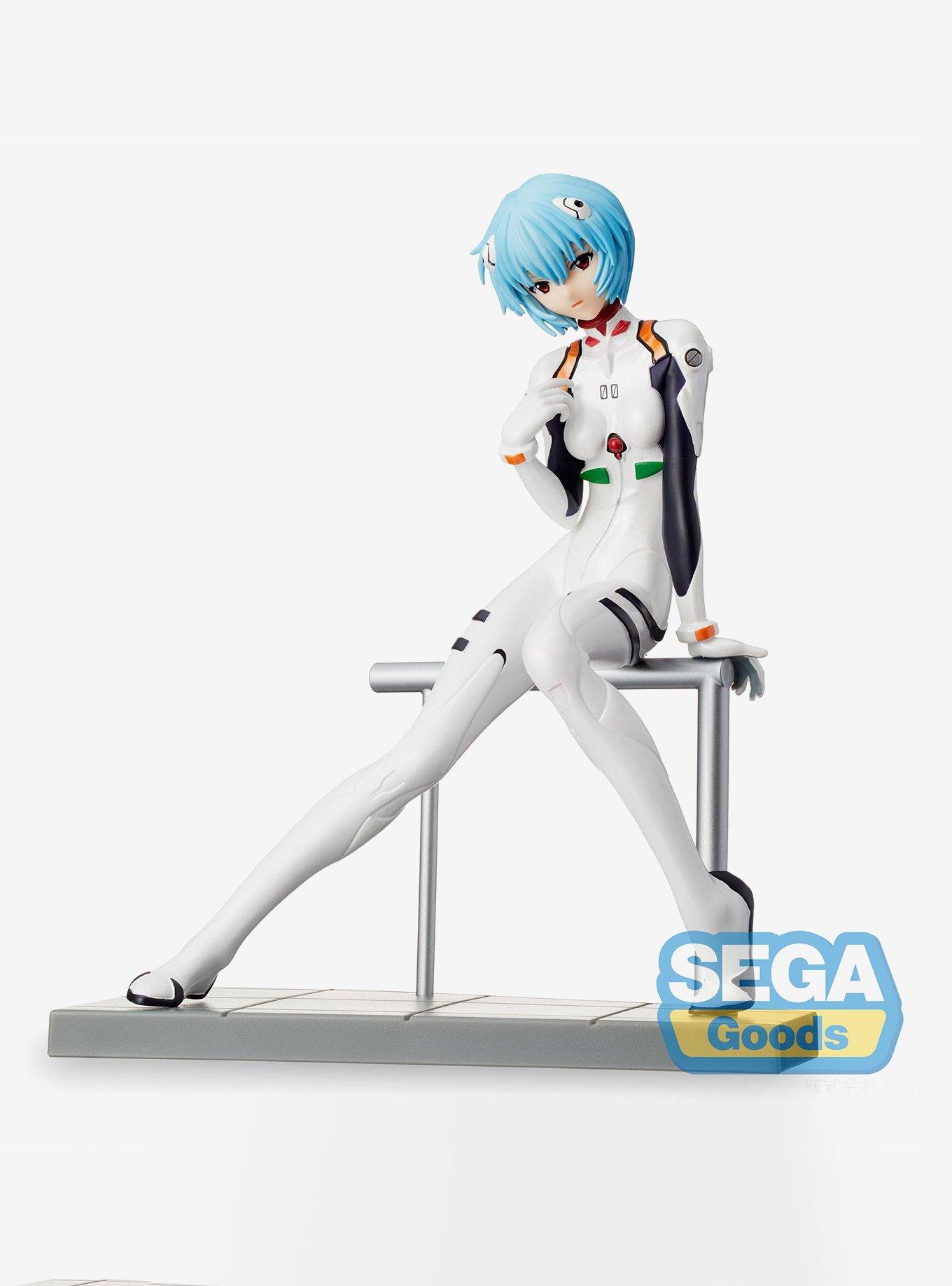特撮 SEGA - SEGA EVANGELION SPM FIGURE REI AYANAMI L SEGA Anime Toy - Rebuild of Evangelion Rei Ayanami Super